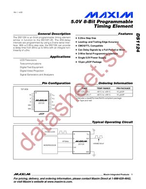 DS1124U-25+T datasheet  